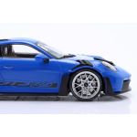 Porsche 911 (992) GT3 RS 2023 bleu / Décor argent 1/18