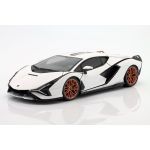 Lamborghini Sian FKP 37 année de construction 2019 blanc 1/18