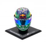 Sergio Pérez miniature helmet Formula 1 Miami GP 2024 1/4