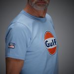 Gulf Camiseta Logo azul claro